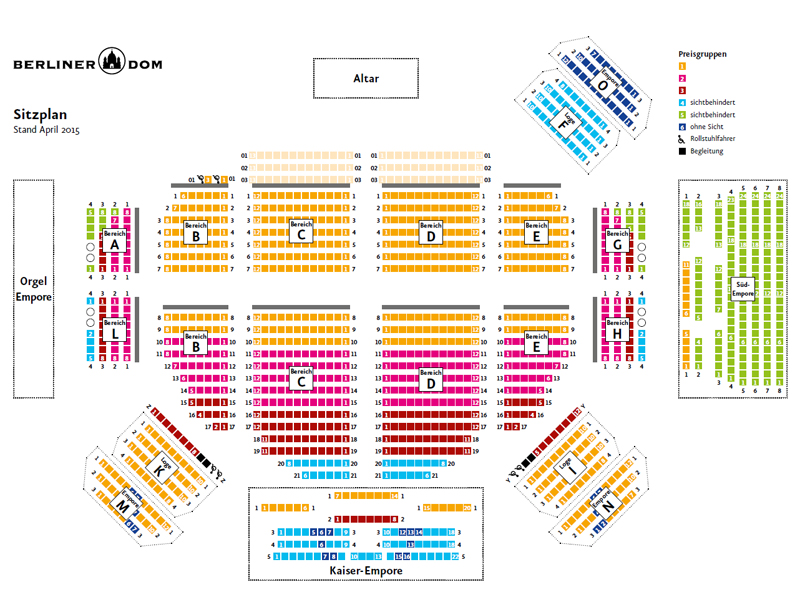 Seating Plan Berliner Dom